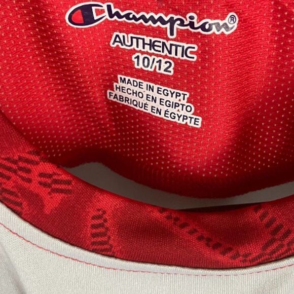 Champions SL Red and Gray Athletic Shirt 10/12 - Picture 4 of 4